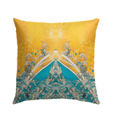 Surfing Sun Outdoor Pillow Radiate Coastal Vibes - Beyond T-shirts